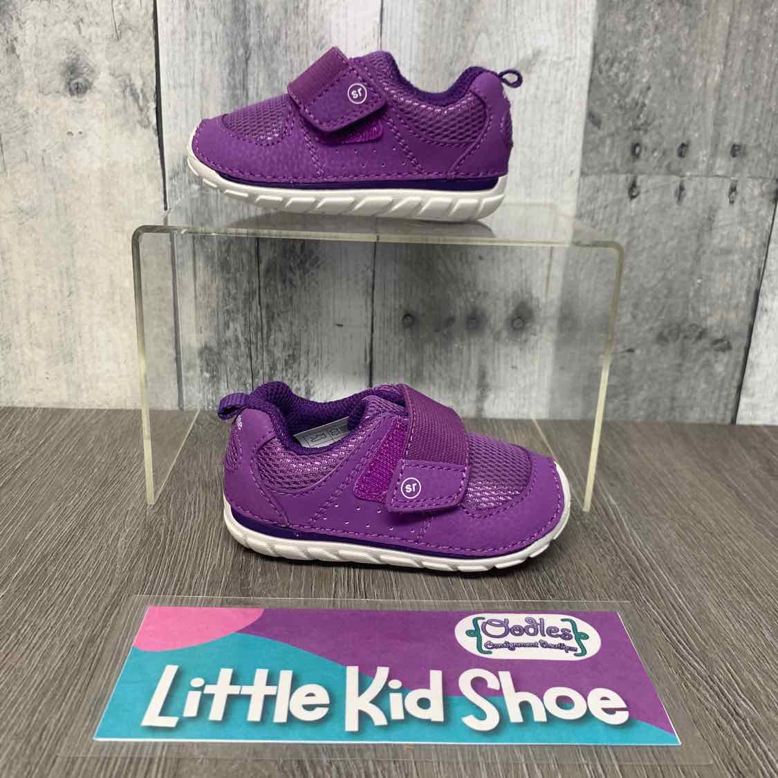 Size 4 Purple Stride Rite Sneakers