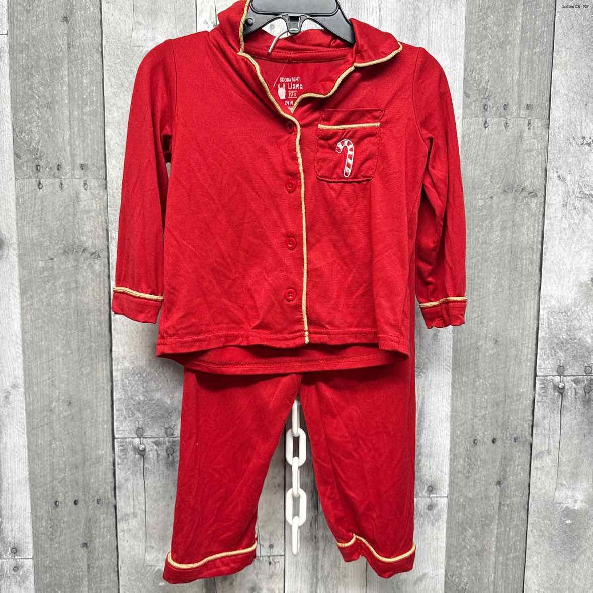 Size 24 Months Red B Brand 2pc PJs