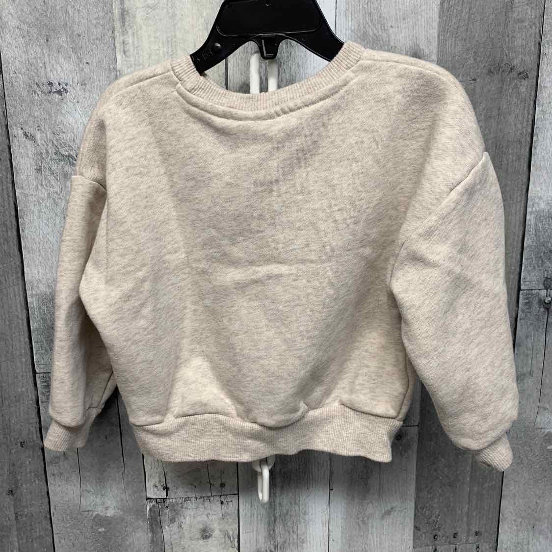 Size 2T Tan Sport Brand Sweat Shirt