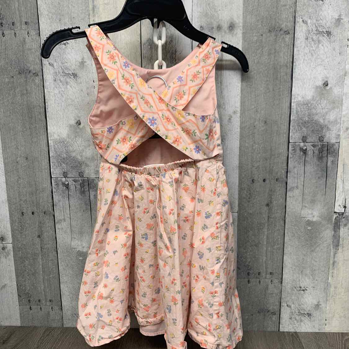 Size 5 Pink Floral Print B Brand Dress