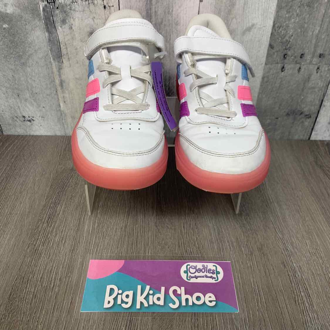 Size 2 White/Pink Sport Brand Sneakers