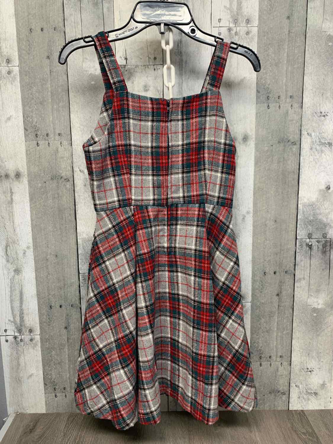 Size Medium Gray/Red Copper Key Dress