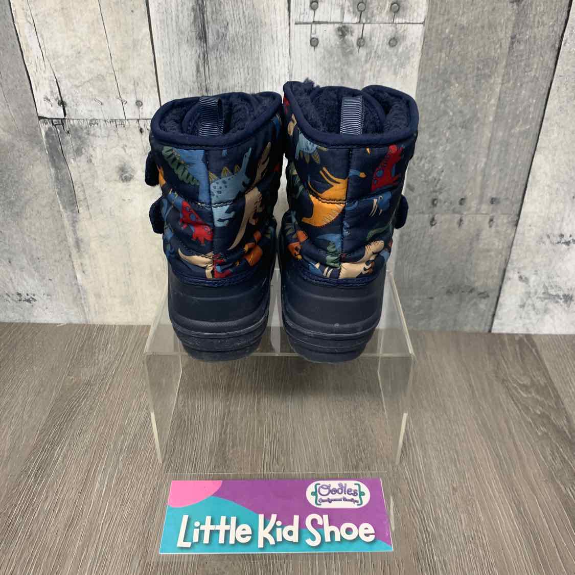 Size 9 Navy Print Children's Place Snow Boots