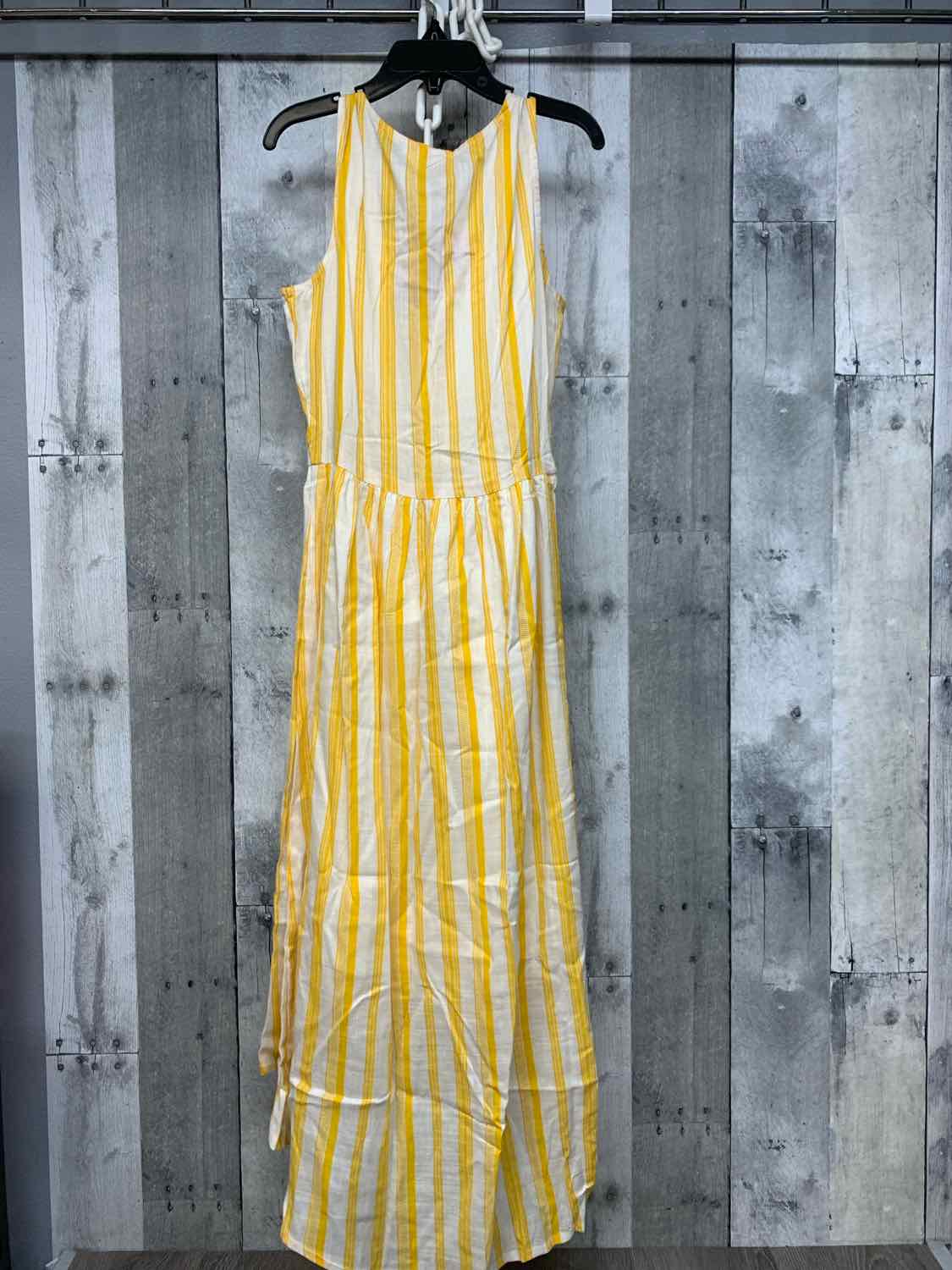 Size 10 Yellow Striped B Brand Dress
