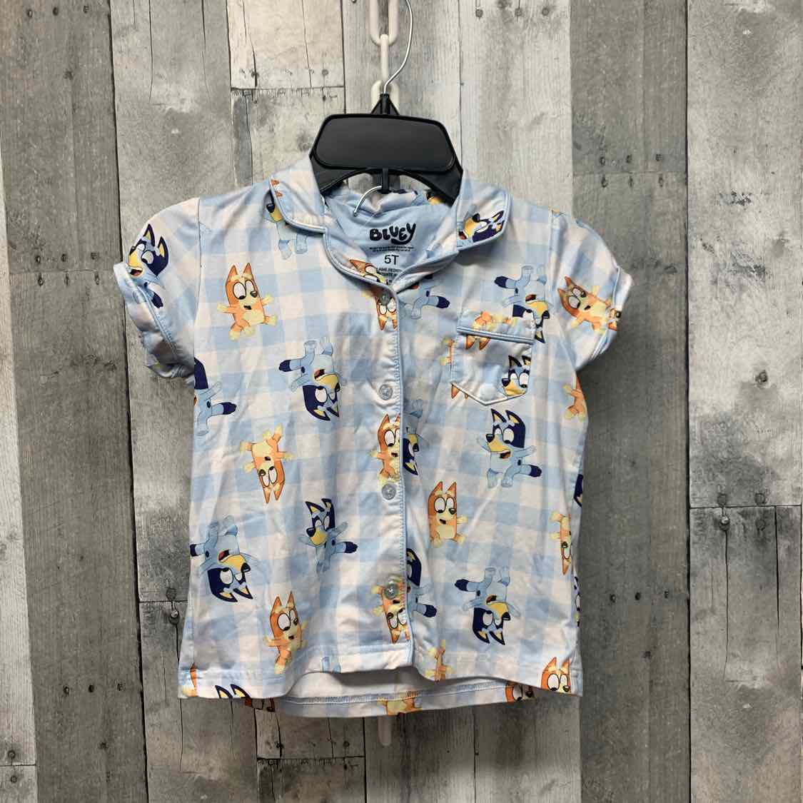 Size 5T Blue/Orange Disney 2pc PJs