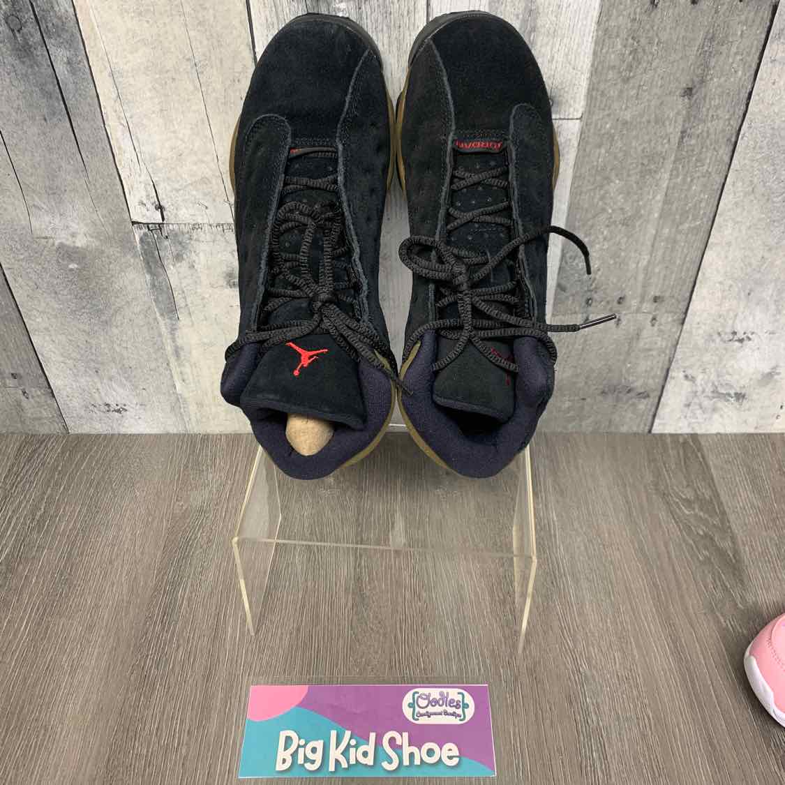 Size 6 Black/Green Sport Brand Sneakers