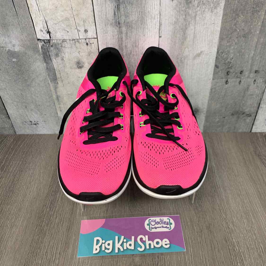 Size 7.5 Pink/Black Sport Brand Sneakers