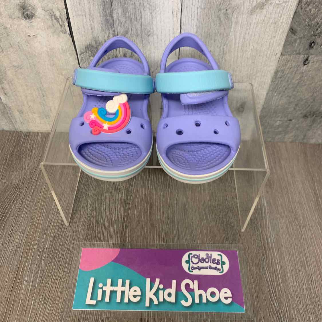 Size 4 Purple Crocs Sandals - OodlesCB