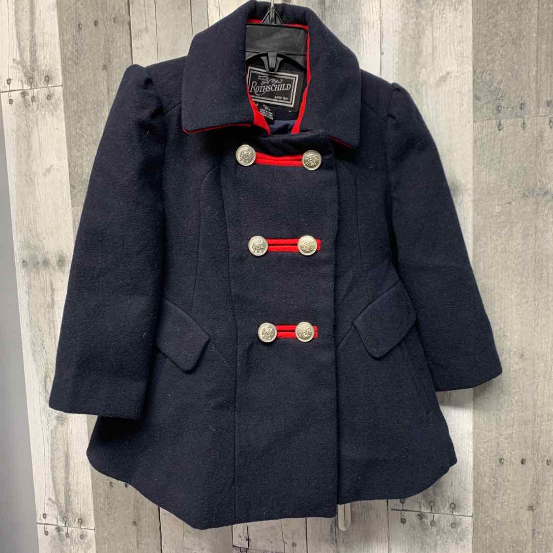 Size 2T Navy Name Brand Heavy Jacket