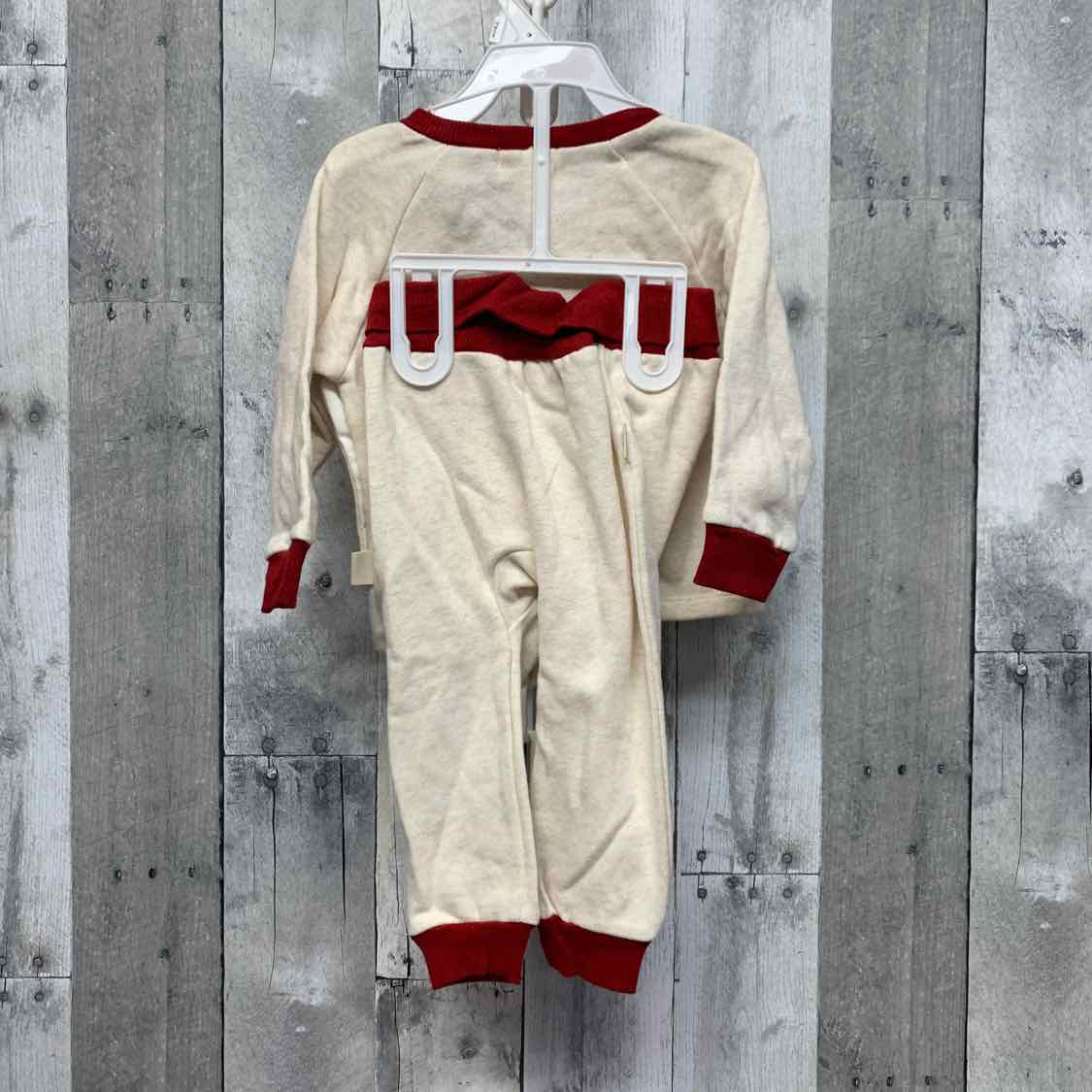 Size 12 Months Ivory/Red B Brand Shirt/Pants