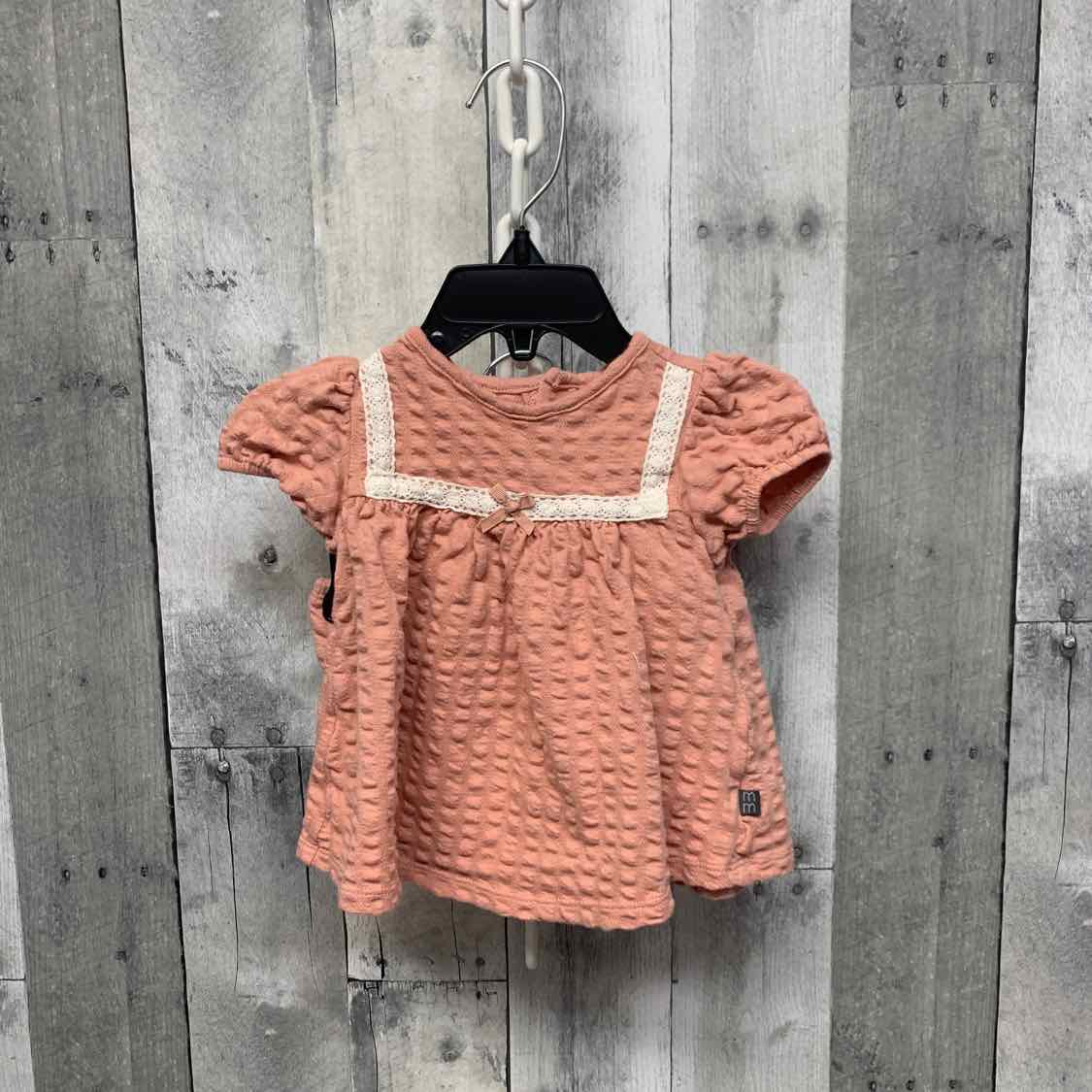 Size 0-3 Months Pink Modern Moments by Gerber 2pc Dress