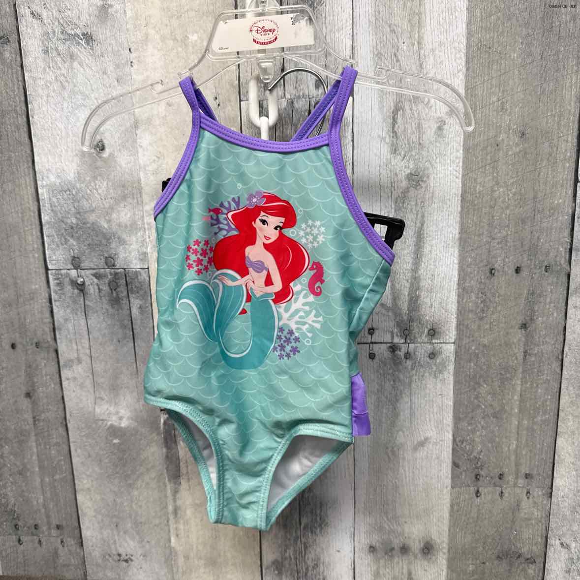 Size 12 Months Teal/Purple Disney Swim Suit - 1pc - OodlesCB