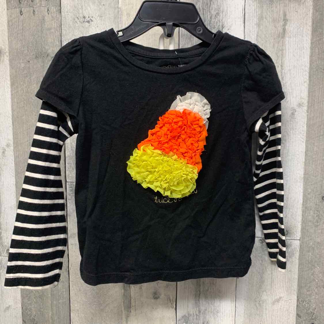 Size 3T Black Gap Long Sleeve Shirt