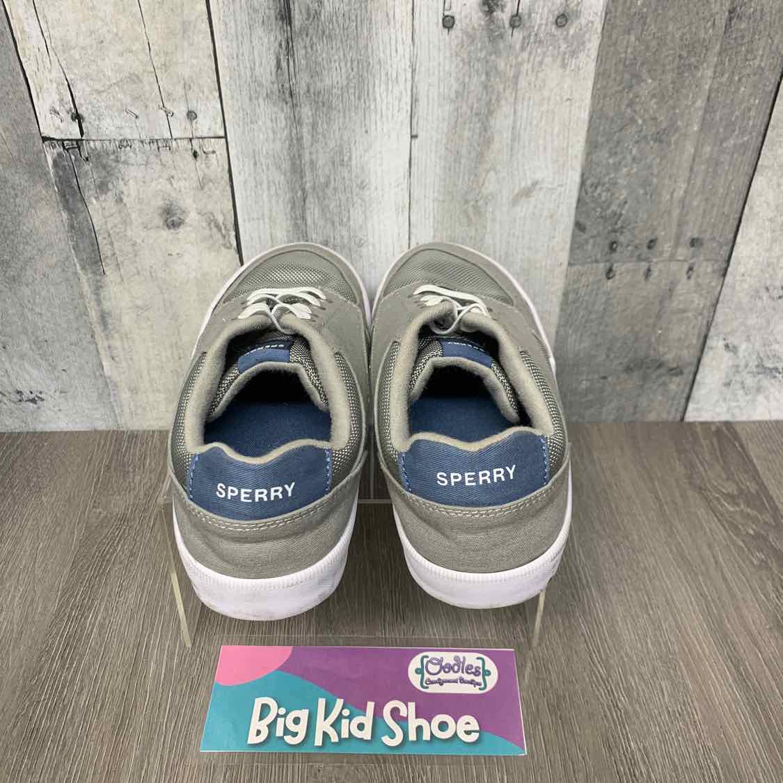Size 4 Gray Sperry Sneakers