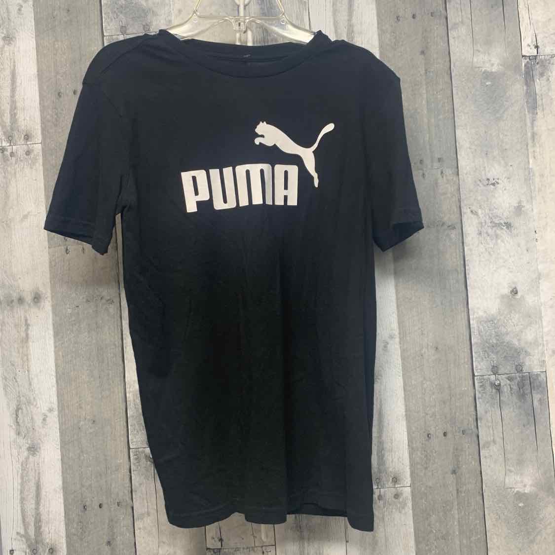 Size 14/16 Black/White Puma T Shirt