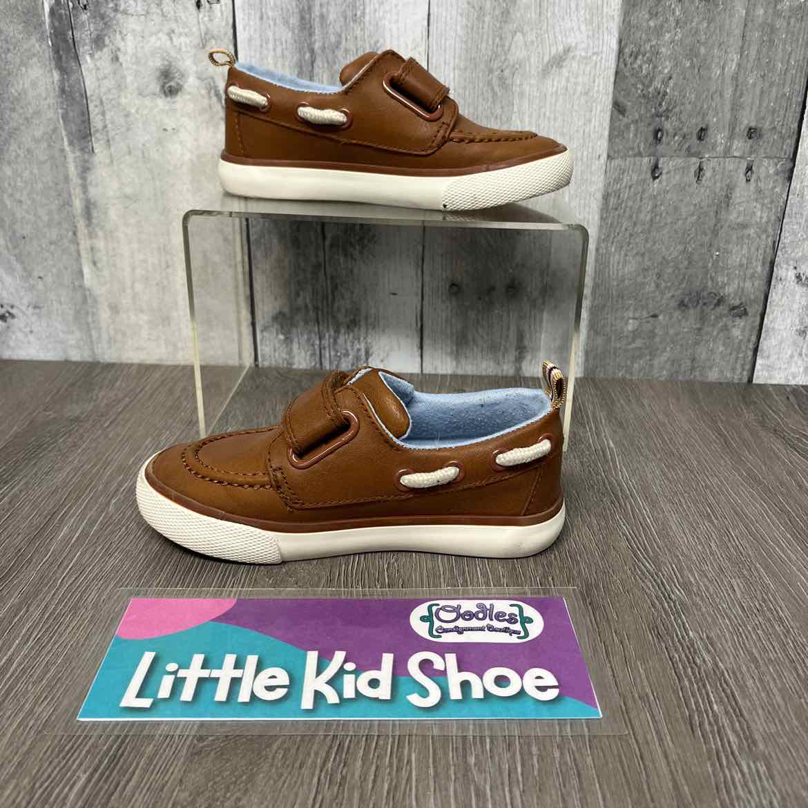 Size 8 Brown Cat & Jack Loafers