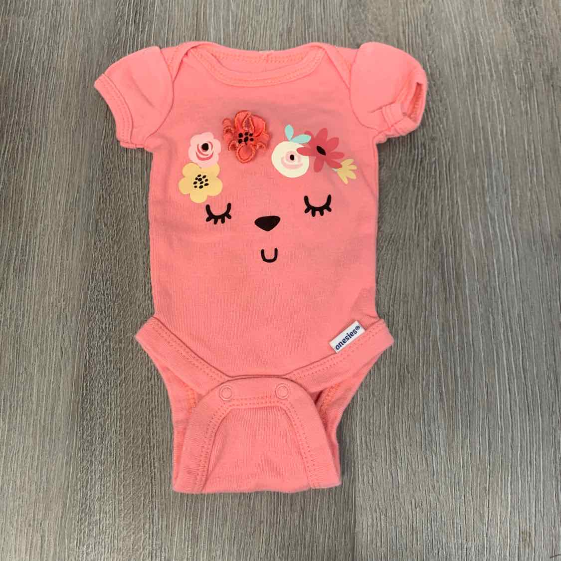 Size Preemie Pink Gerber Bodysuit