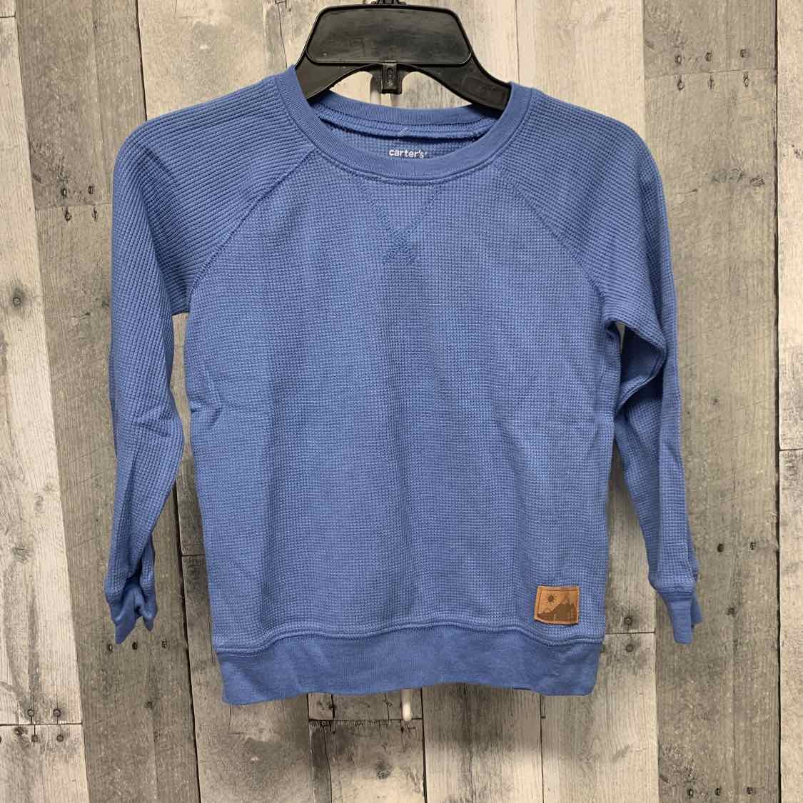 Size 5T Blue Carter's Long Sleeve Shirt