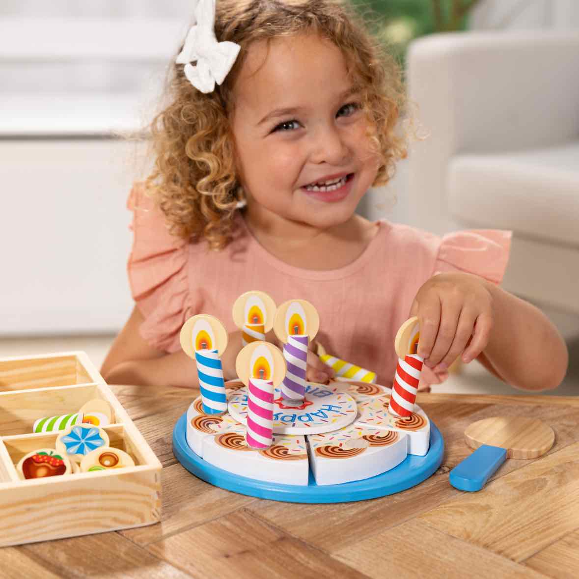 Melissa & Doug Birthday Cake - Wooden Play Food