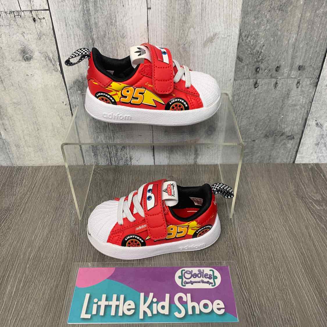 Size 5 Red/White Sport Brand Sneakers