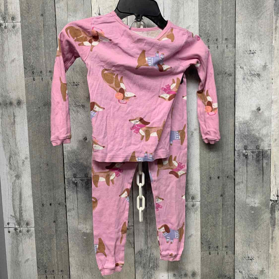 Size 4T Pink Print Just One You 2pc PJs