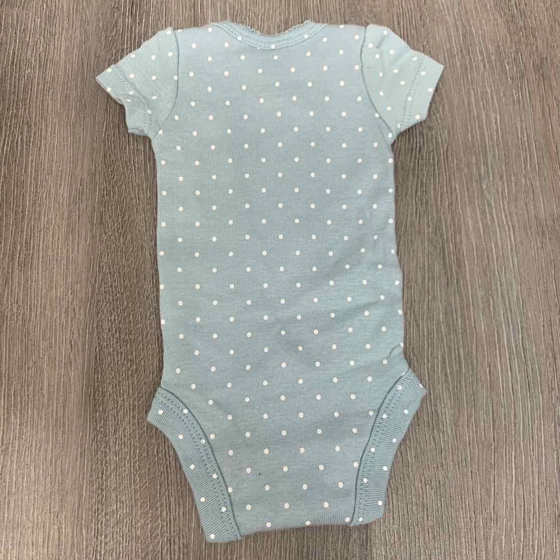 Size Preemie Blue Carter's Bodysuit