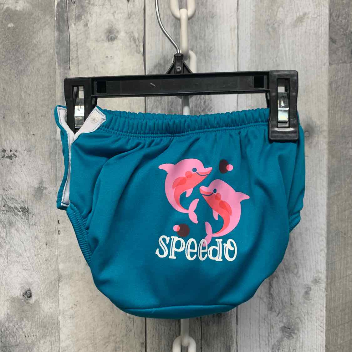 Size Medium Teal Speedo Swim Diaper