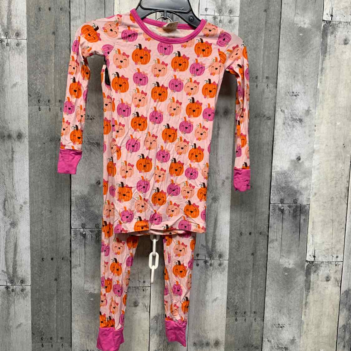 Size 6 Pink/Orange Bamboo 2pc PJs