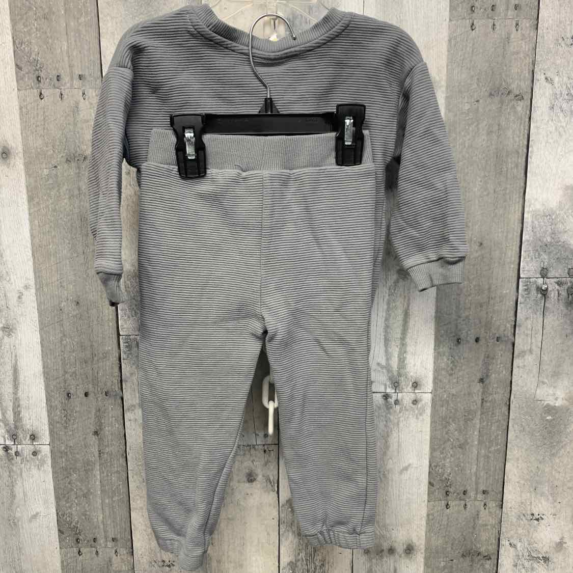 Size 24 Months Gray Peanuts Sweats - 2pc