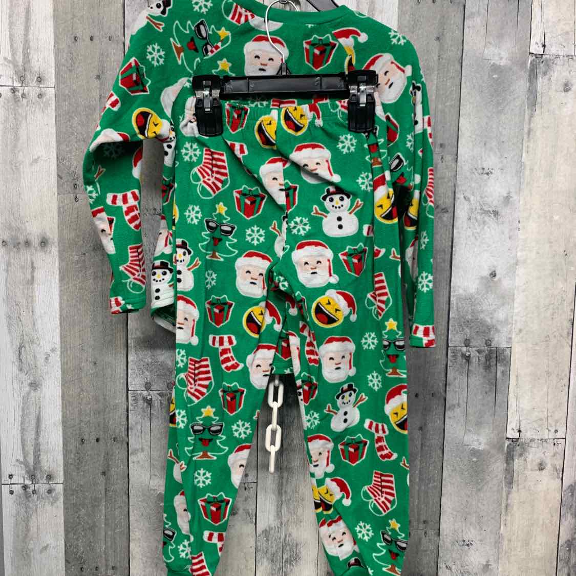 Size 7/8 Green/Red Children's Place 2pc PJs
