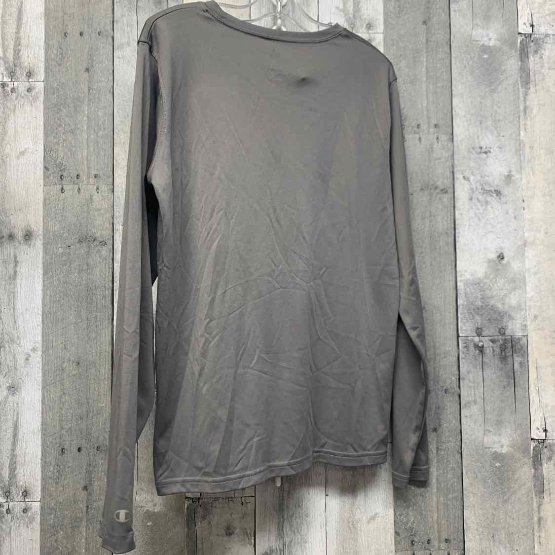 Size 10/12 Gray Champion Long Sleeve Shirt
