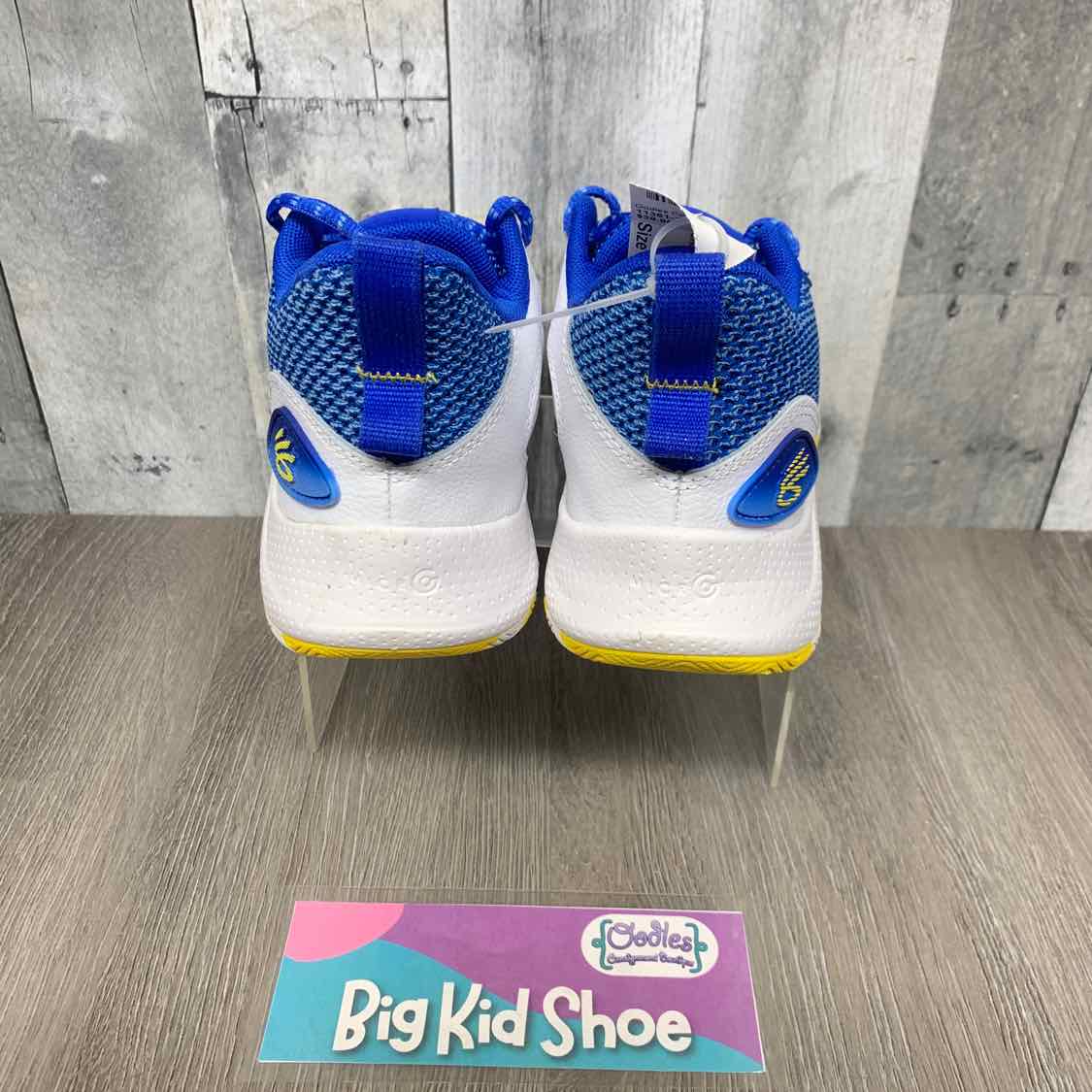 Size 4.5 Blue/Yellow Sport Brand Sneakers