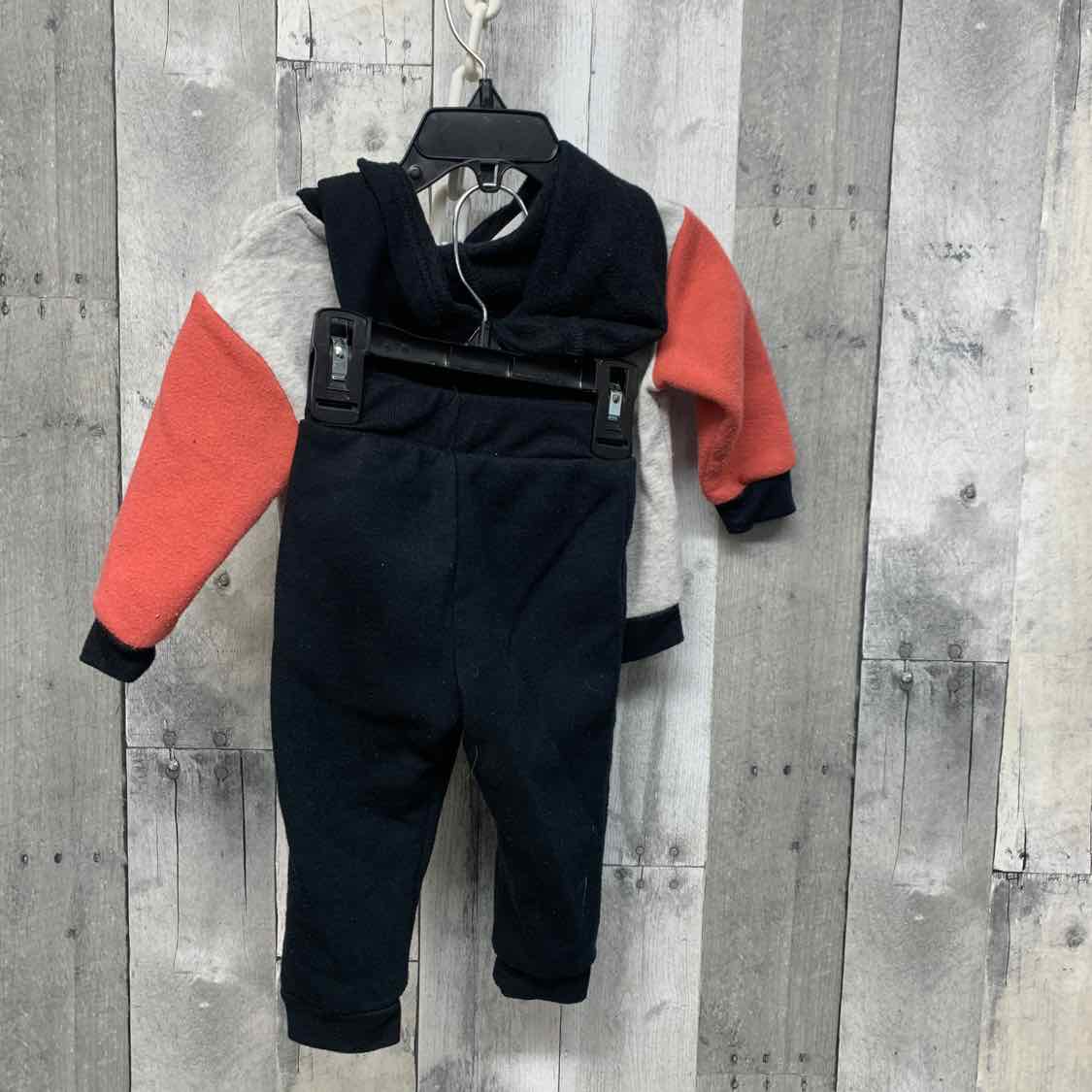 Size 12 Months Black/Gray Disney Sweats - 2pc