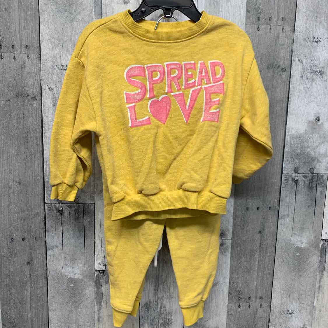Size 2T Yellow Old Navy Sweats - 2pc