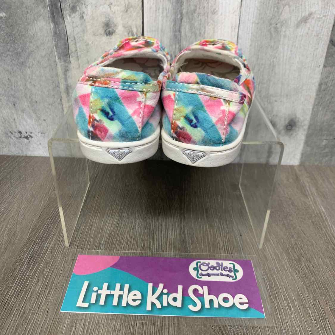 Size 11 Pink/Blue Roxy Loafers