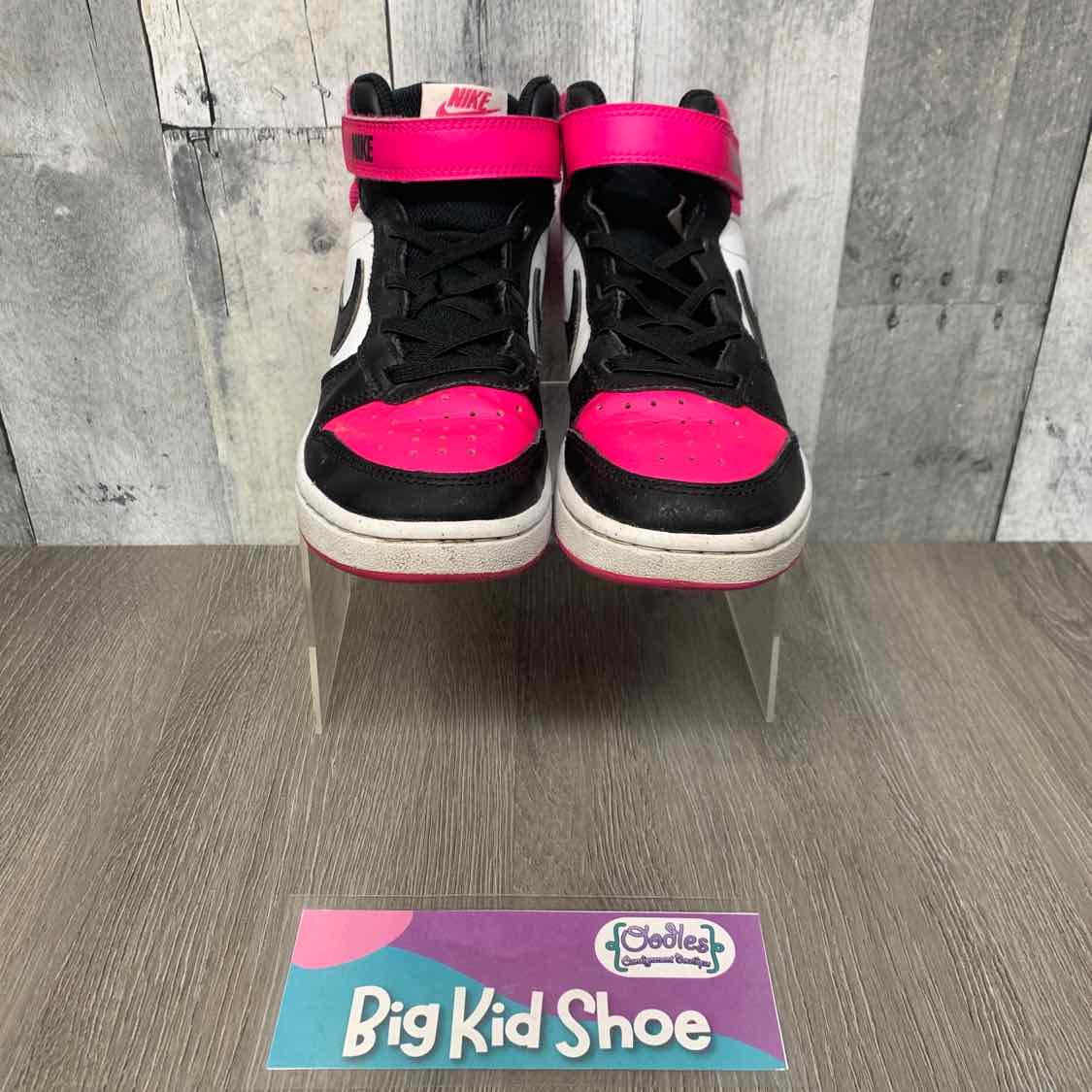 Size 2 Pink/Black Sport Brand Sneakers