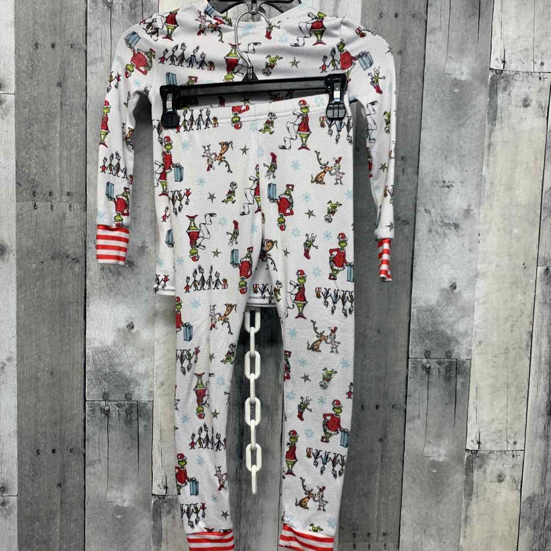Size 5T Gray/Red Dr Seuss 2pc PJs