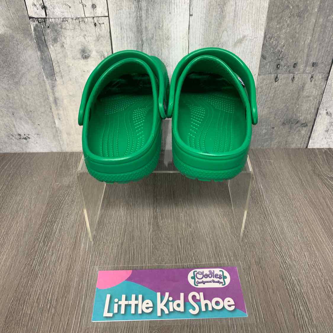 Size 1 Green Crocs Water Shoes