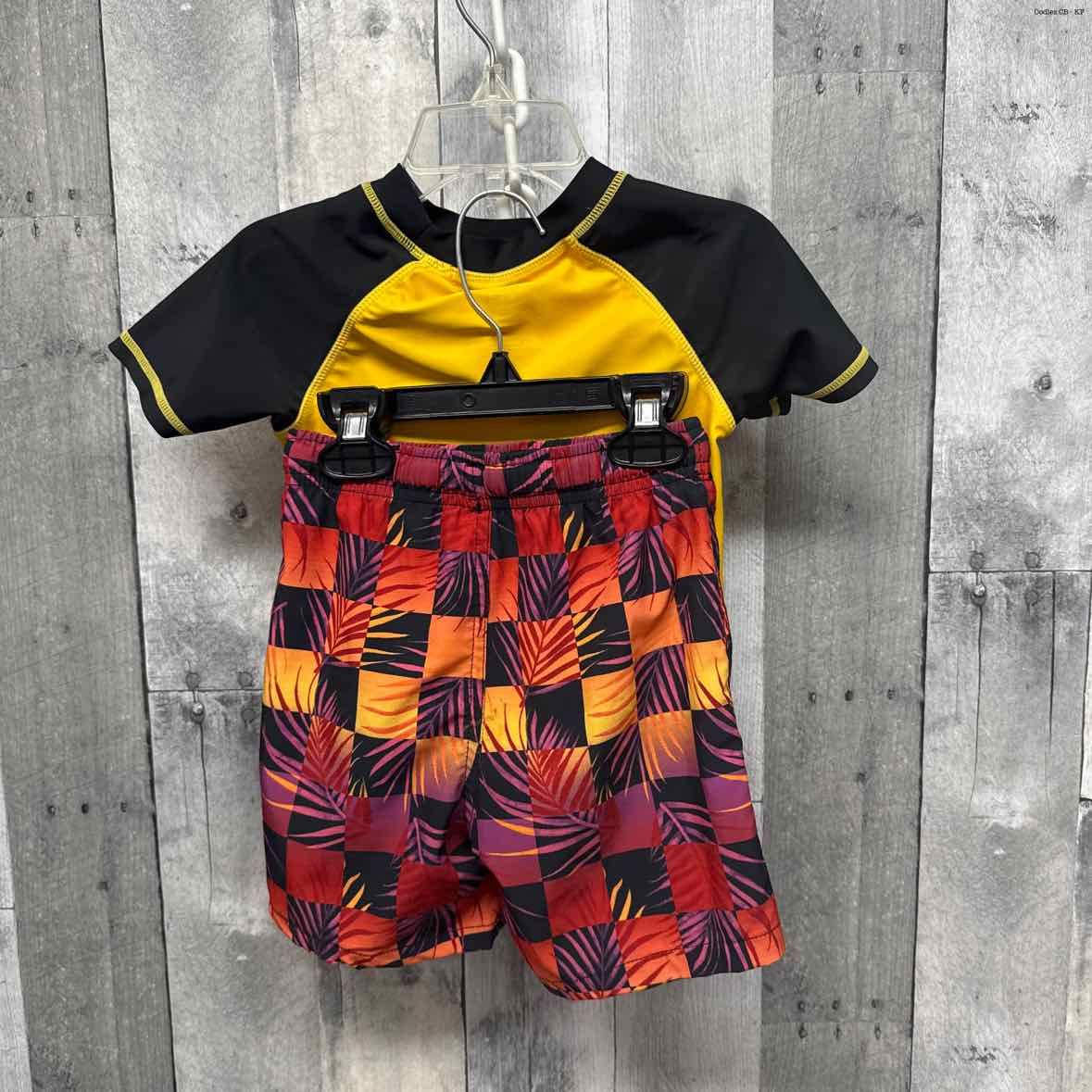 Size 24 Months Yellow/Red B Brand 2pc+ Swim Suit