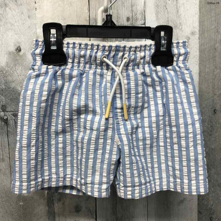 Size 2T Blue Striped Cat & Jack Swim Trunks