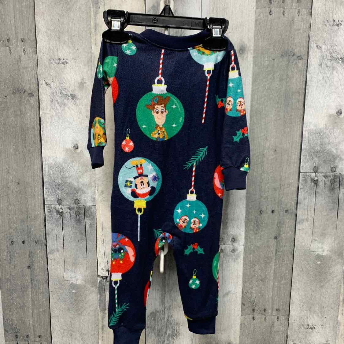 Size 6-9 Months Navy Print Disney Romper