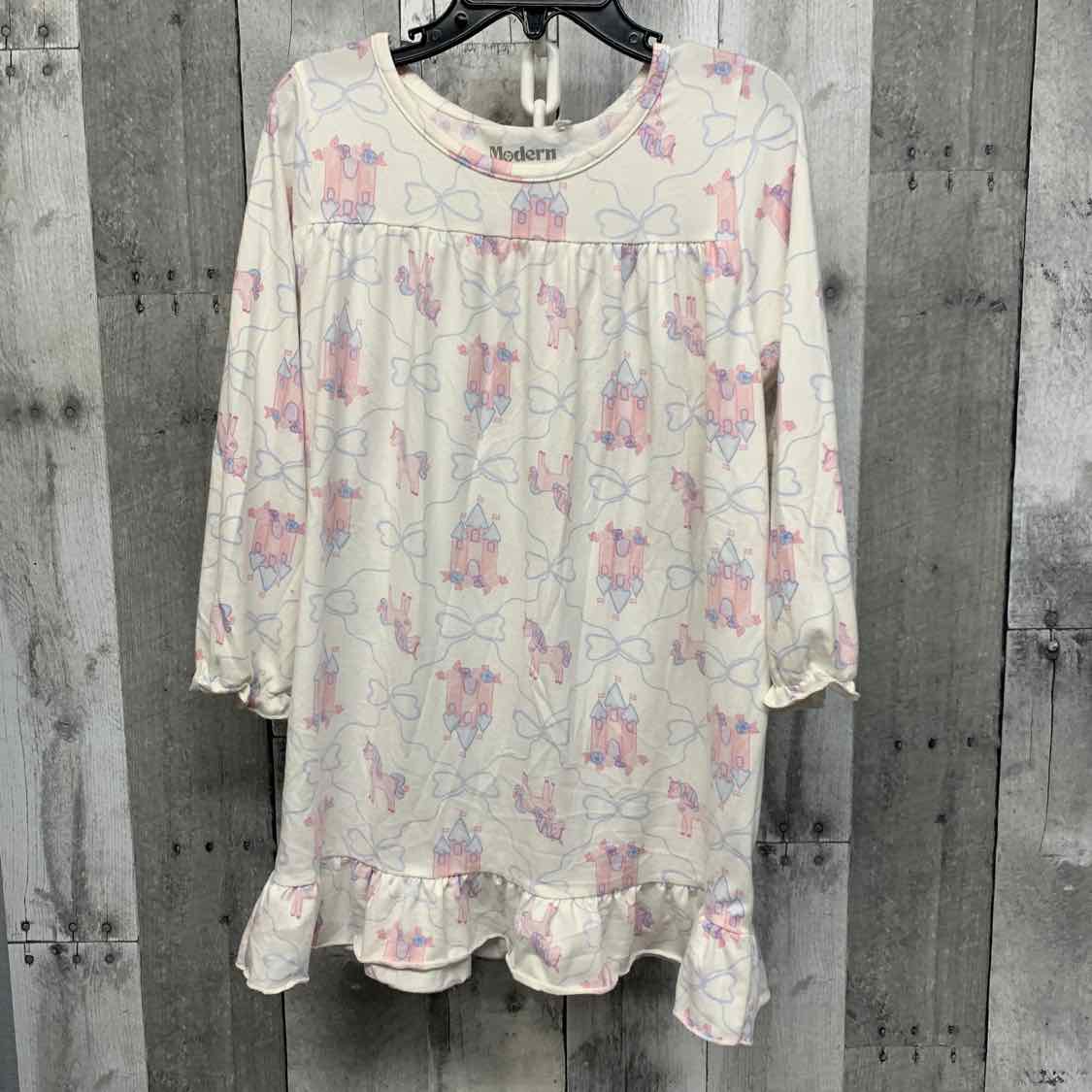 Size 3T White Print Mid Brand Nightgown