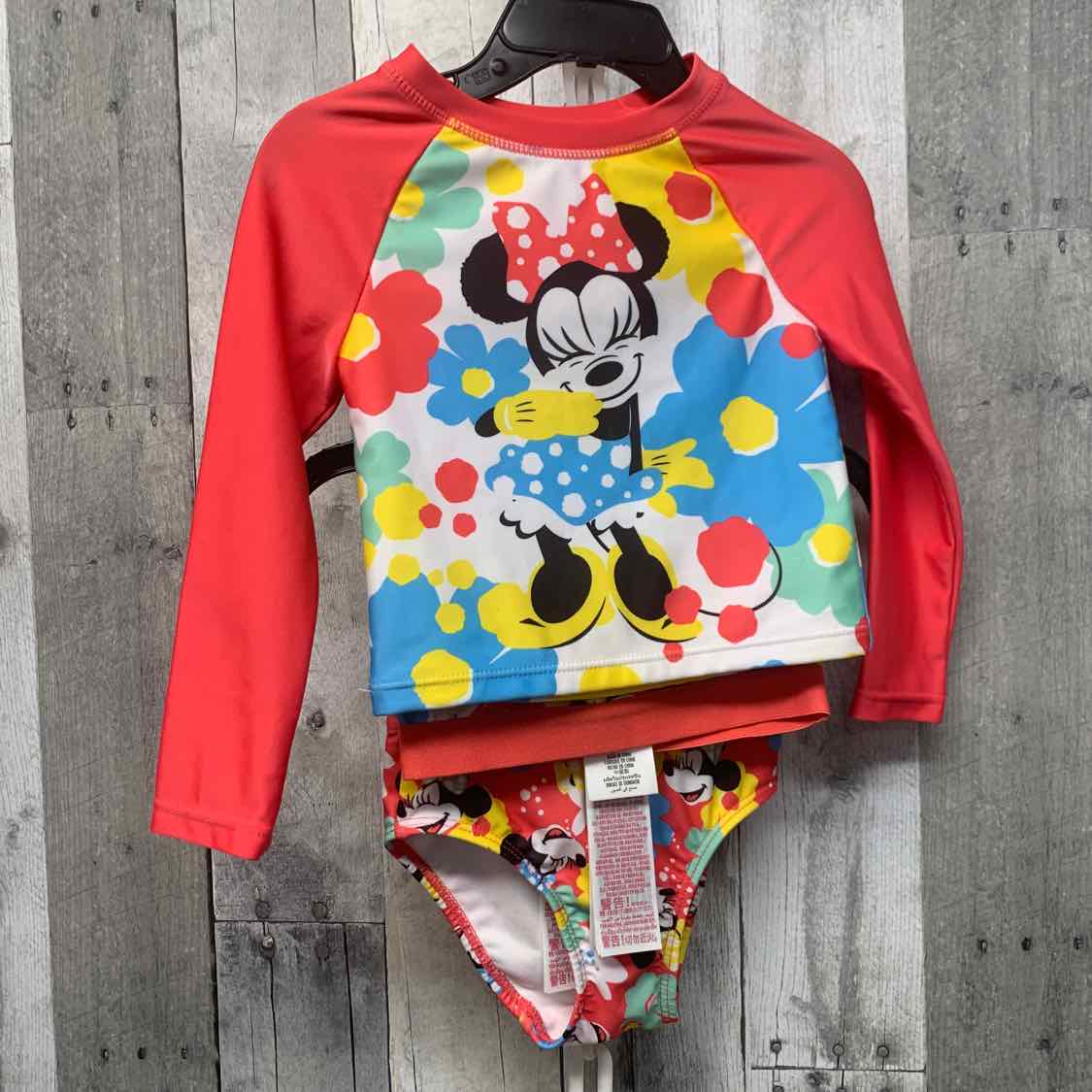 Size 2 Red/Blue Disney Collection Swim Suit - 2pc+