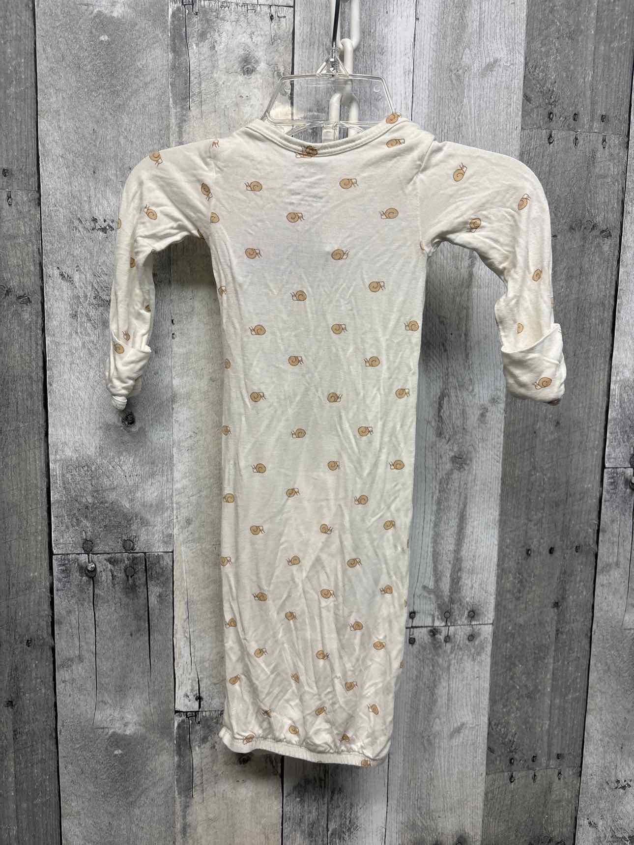 Size Newborn White Print Carter's Layette
