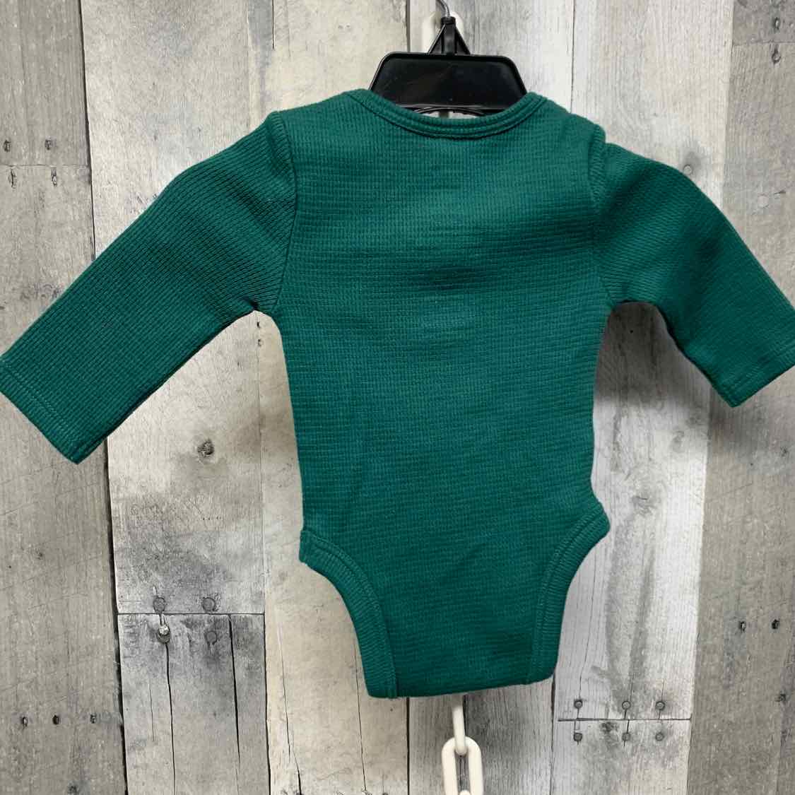 Size Newborn Green Graphic Jumping Beans Bodysuit
