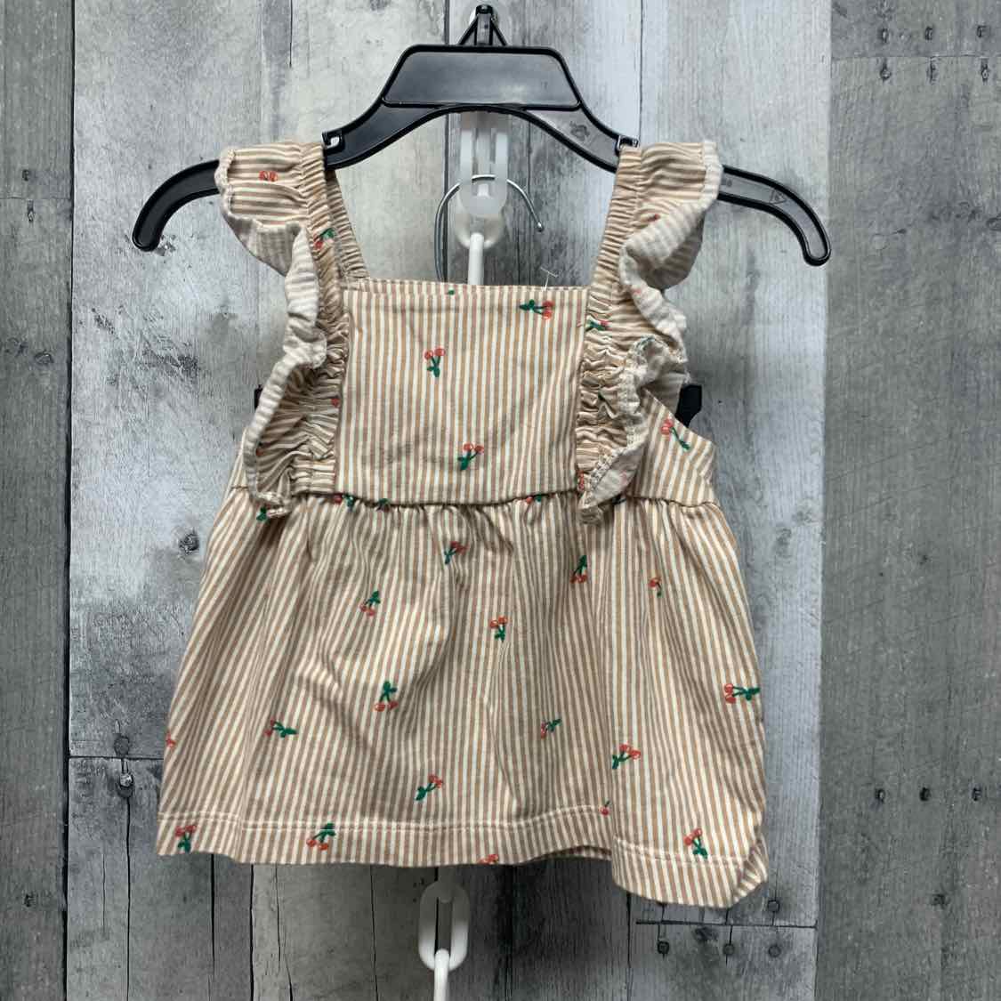 Size 18 Months Tan/White Carter's Shirt/Shorts