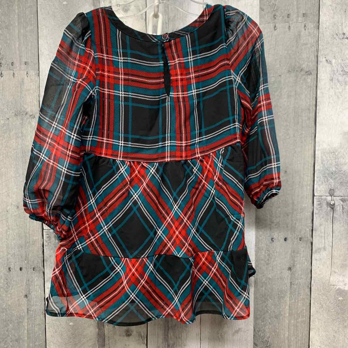 Size 2T Red Plaid B Brand Long Sleeve Shirt