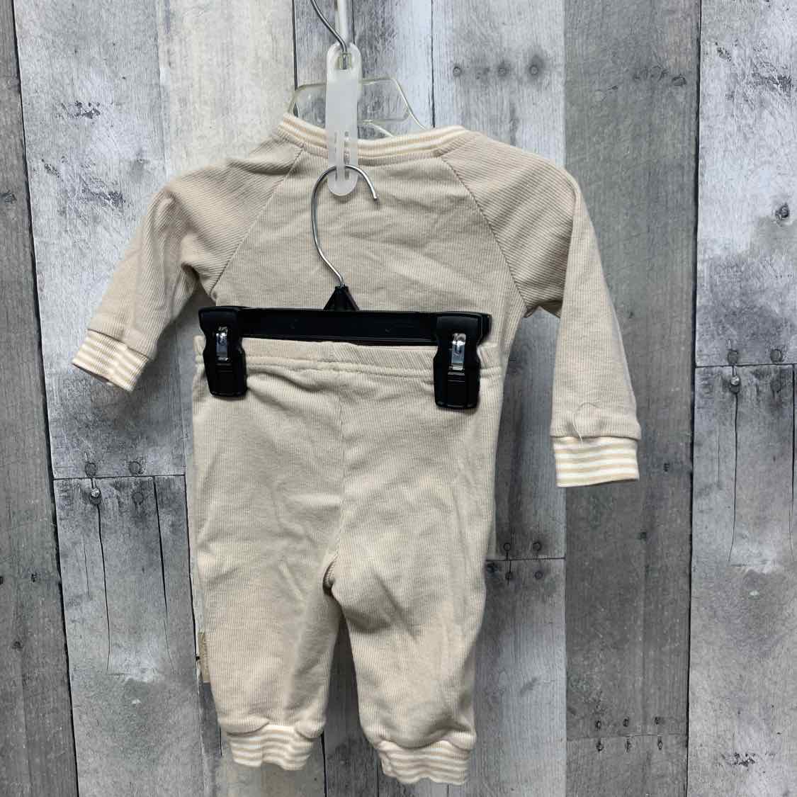 Size 0-3 Months Tan Calvin Klein Shirt/Pants