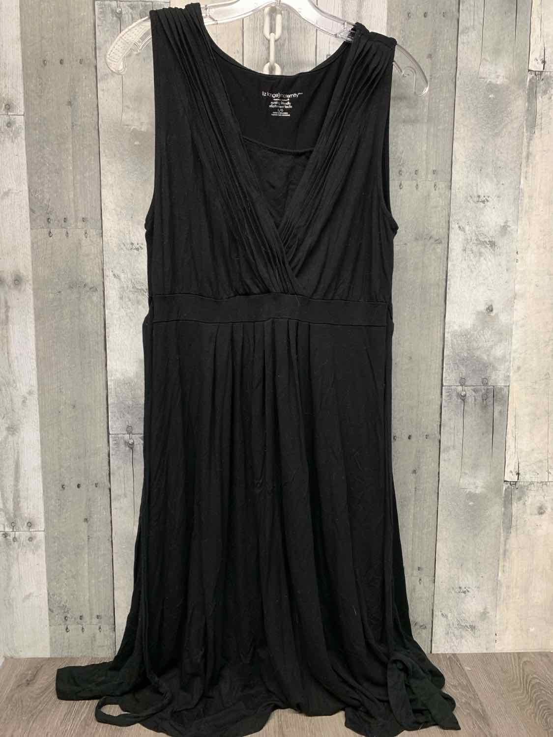 Size L Black Liz Lange Dress - Short Sleeve