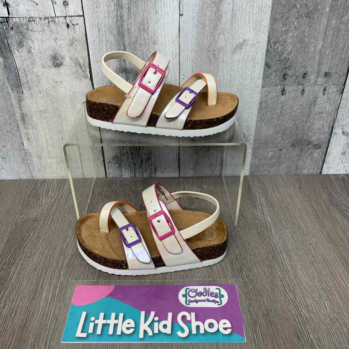 Size 8 White Wonder Nation Sandals